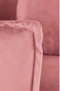 Fotel ALMOND wypoczynkowy różowy - Halmar