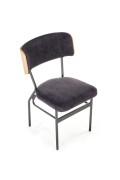 Krzesło SMART KR dąb naturalny/czarny - Halmar