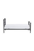 Łóżko PANAMA 90 cm metalowe czarny - Halmar