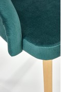 Krzesło TOLEDO 2 dąb miodowy / tap. MONOLITH 37 - Halmar