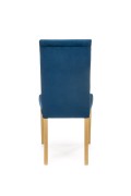Krzesło DIEGO 3 dąb miodowy / tap. velvet pikowany Pasy - MONOLITH 77 - Halmar
