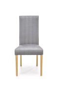 Krzesło DIEGO 3 dąb miodowy / tap. velvet pikowany Pasy - MONOLITH 85 - Halmar