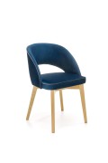Krzesło MARINO dąb miodowy / tap. MONOLITH 77 - Halmar