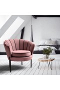 Fotel ANGELO wypoczynkowy różowy - Halmar