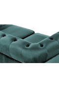 Fotel ERIKSEN XL wypoczynkowy ciemny zielony / czarny - Halmar