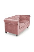 Fotel ERIKSEN XL wypoczynkowy różowy / czarny - Halmar