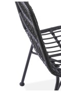 Krzesło K401 czarny / popielaty - Halmar