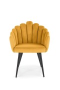 Krzesło K410 musztardowy velvet - Halmar
