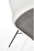 Krzesło K488 biały-popielaty - Halmar