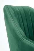 Fotel FRESCO młodzieżowy ciemny zielony velvet - Halmar