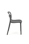 Krzesło K490 plastik czarny - Halmar