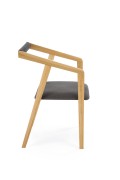 Krzesło AZUL 2 dąb naturalny / tap. popiel - Halmar