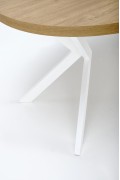 Stół PERONI rozkładany dąb złoty - biały - Halmar