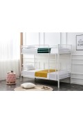 Łóżko BUNKY piętrowe / opcja dwóch łóżek pojedynczych 90, biały - Halmar