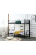 Łóżko BUNKY piętrowe / opcja dwóch łóżek pojedynczych 90, czarny - Halmar