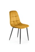 Krzesło K417 musztardowy velvet - Halmar