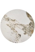 Ława VENUS 2 , biały marmur / złoty - Halmar