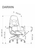 Fotel DARWIN gabinetowy cappuccino - Halmar