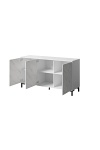 Komoda MARMO KOM150/3D biały - Halmar