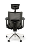Fotel ADMIRAL gabinetowy popielato / czarny - Halmar