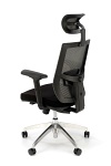 Fotel ADMIRAL gabinetowy popielato / czarny - Halmar