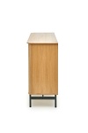 Komoda SMART KM-1 dąb naturalny/czarny - Halmar