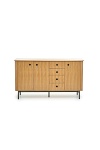 Komoda SMART KM-1 dąb naturalny/czarny - Halmar