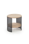 Ława TRAFICA naturalny/czarny - Halmar