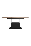 Ława BUSETTI blat: dąb wotan, nogi: czarny mat - Halmar
