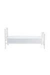 Łóżko PANAMA 90 cm metalowe biały - Halmar
