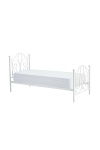 Łóżko PANAMA 90 cm metalowe biały - Halmar