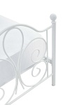 Łóżko PANAMA 90 cm metalowe biały - Halmar