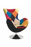 Fotel BUTTERFLY patchwork - Halmar