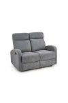 Sofa OSLO 2S, 2S ciemny popiel - Halmar