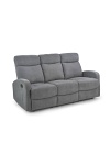 Sofa OSLO 3S, 3S ciemny popiel - Halmar