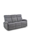 Sofa OSLO 3S, 3S ciemny popiel - Halmar