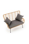 Sofa IKARO XL naturalny-popiel - Halmar