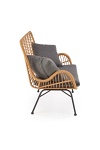Sofa IKARO XL naturalny-popiel - Halmar