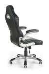 Fotel LOTUS gabinetowy czarno-popielaty - Halmar