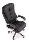 Fotel PRESTON gabinetowy czarny - Halmar