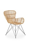 Krzesło K335 rattan naturalny - Halmar