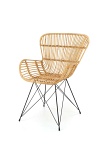 Krzesło K335 rattan naturalny - Halmar