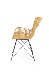 Krzesło K335 rattan naturalny - Halmar