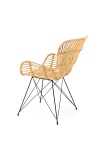 Krzesło K335 rattan naturalny - Halmar