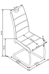Krzesło K349 popiel - Halmar