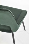 Krzesło K404 ciemny zielony - Halmar