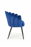 Krzesło K410 granatowy velvet - Halmar