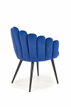 Krzesło K410 granatowy velvet - Halmar