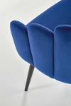 Krzesło K410 granatowy velvet - Halmar