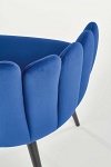 Krzesło K410 granatowy velvet - Halmar
